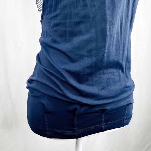 LULULEMON Practice Freely Inkwell Navy Blue Workout Tank Built in Bra 4 - Picture 10 of 15